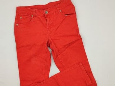 legginsy woskowane wysoki stan: Material trousers for women, size M (EU 38) — 1