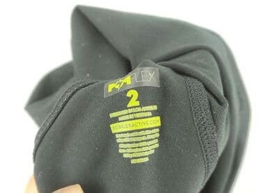 obcisłe koszulki: Black, Bluzka damska, rozmiar 2XS — 4