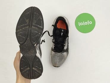 klapki ze srebrnym łańcuchem: Buty sportowe Nike, 36, Używany — 4