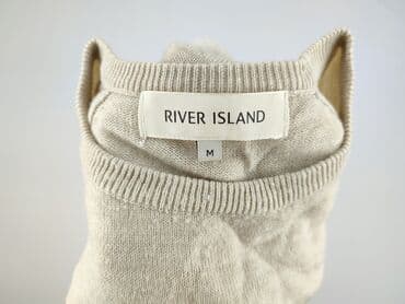 swetry męskie abercrombie amp: River Island, Sweter dla mężczyzn, M — 4