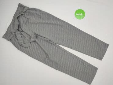 plisowane kombinezony: New Collection, Spodnie materiałowe damskie, rozmiar L — 2