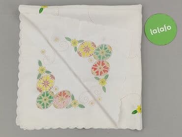 Pokrowce: Serwetka 77 x 77, kolor - Biały, stan - Bardzo dobry — 3