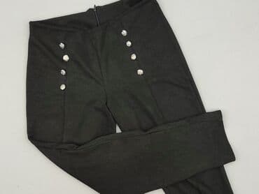 Women: Material trousers for women, size S (EU 36) — 1