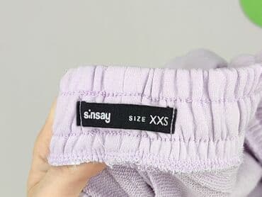 sinsay krótkie spodenki dresowe: Sinsay, Szorty damskie, rozmiar 2XS — 4