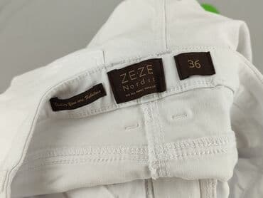 new yorker białe spodnie: Ze-Ze, Spodnie materiałowe damskie, rozmiar S — 4