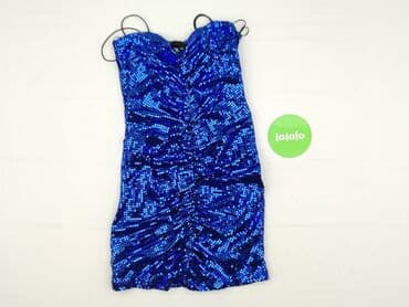 niebieska satynowa sukienka zara: Zara, Sukienka damska, rozmiar XS — 2