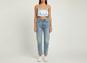 bluzki złotą nitką: Top damski, rozmiar M — 6