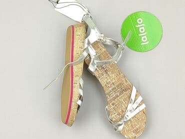 sandały srebrne badura: H&M, Sandals for women, size 38 — 3