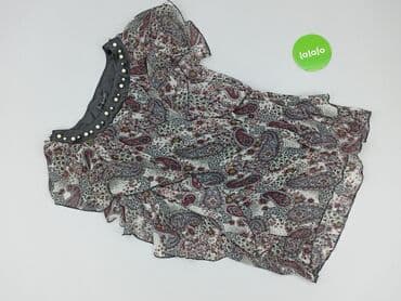 eleganckie bluzki w kwiaty: Bluzka damska, rozmiar L — 2