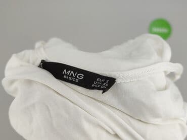 top z piórami mango: MNG, Top damski, rozmiar S — 4