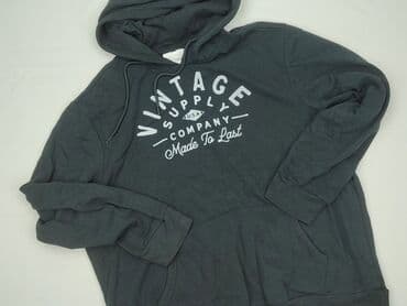 bluzy męskie z fajnymi napisami: Vintage Supply, Bluza z kapturem dla mężczyzn, rozmiar 2XL — 2
