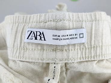 kapcie cc: Zara, Spodnie materiałowe damskie, rozmiar M — 4