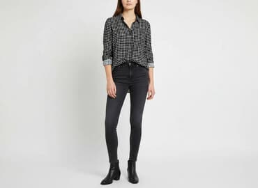 bluzki czarne mohito: Topshop Petite, Koszula damska, rozmiar S — 7