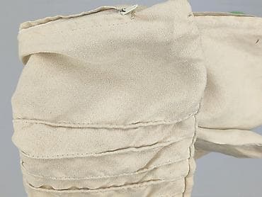 подушка: Poszewka dekoracyjna na poduszkę, beżowa - Wzór: drobne poprzeczne — 4