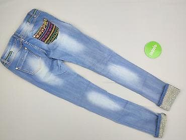 dziurawe dżinsy: Jeansy damskie, rozmiar XL — 3