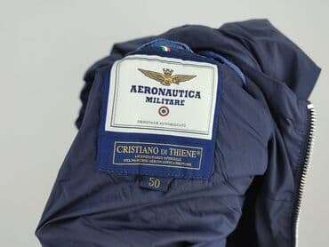 kurtka puchowa z kapturem krzyżówka: Aeronautica Militare, Kurtka przejściowa damska, 5XL — 5