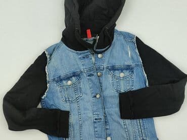 marynarka z kapturem damska: H&M Divided, Kurtka jeansowa damska, S — 1