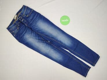 srebrne legginsy: Terranova, Jeansy damskie, XS — 2