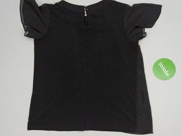 czarne bluzki z aplikacją: Bluzka damska, rozmiar L — 3