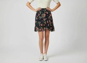 spódniczka falbanki kwiaty: Pieces, Spódnica damska, rozmiar S — 7