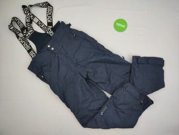 abercrombie fitch sweter: Spodnie narciarskie BRUGI z szelkami - Kolor: granatowy - Rozmiar z — 2