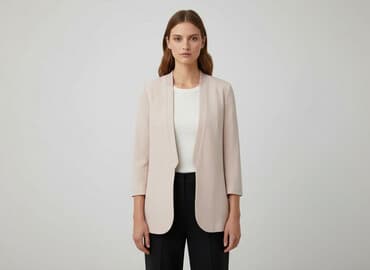 brązowa marynarka damska h m: H&M, Marynarka damska, rozmiar XS — 7