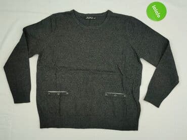 sweter z kwadratów: Sweter damski, rozmiar 4XL — 2