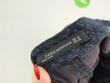 spodnie z piórami zara: Zara, Spodnie materiałowe damskie, rozmiar M — 4