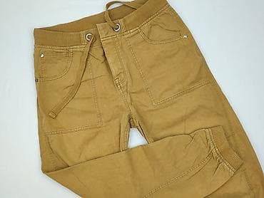 czarne cargo pull and bear: Denim Co, Spodnie dresowe dla mężczyzn, rozmiar L — 1