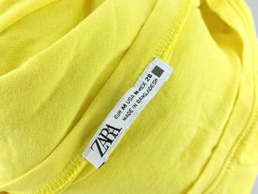 bluzki basic z dekoltem v: Zara, T-shirt damski, rozmiar M — 4