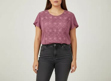 eleganckie bluzki damskie 4648: Bluzka damska, rozmiar 3XL — 9