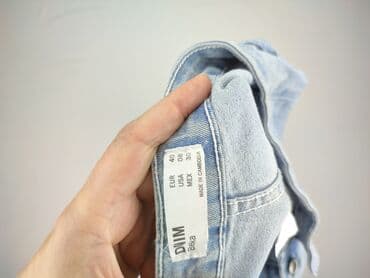 woskowane jeansy: Bershka, Джинси жіночі, розмір L — 4