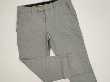 spodnie do szarej marynarki: Men's trousers, size M — 1