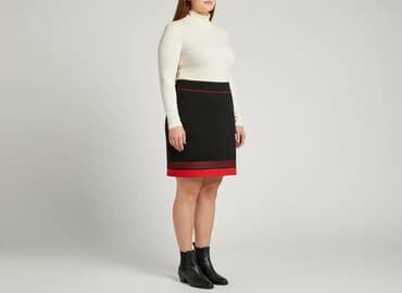 modna kiecka spódnice ołówkowe: Spódnica damska, rozmiar 4XL — 6