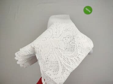 krótkie zasłony: Biała firanka/koronka metrażowa - Kolor: biały - Wzór: ażurowa — 4