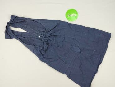 granatowa sukienka z białym kołnierzykiem: Sukienka damska, rozmiar S — 4