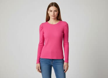 rozowa bluzka na impreze: Bluzka damska, rozmiar S — 6