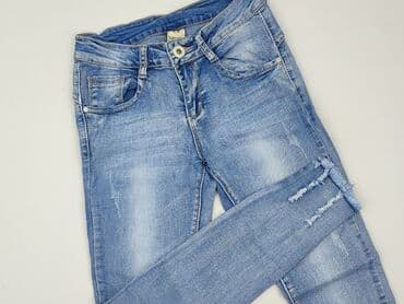 dżinsy girlfriend: Jeansy damskie, rozmiar S — 1