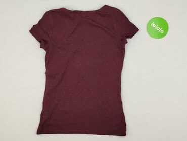 koszulki z dekoltem v: H&M Basic, T-shirt damski, S — 3