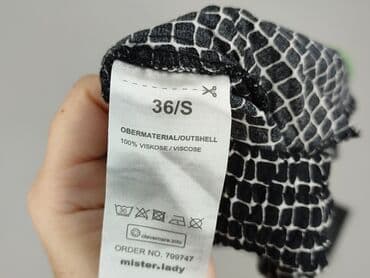 spodnie serduszka by o la la czarne: Blind Date, Spodnie materiałowe damskie, rozmiar S — 6