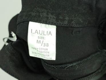 spodnie z nitami: Laulia, Spodnie materiałowe damskie, M — 6