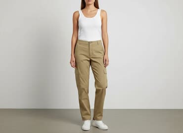 marc lauge spodnie: Marc OPolo, Material trousers for women, size L — 1