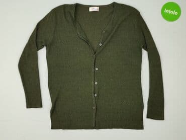 sweter khaki damski: Kardigan damski, rozmiar XL — 2
