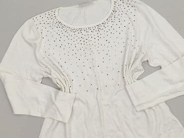 sweter piórkowy na drutach: Canda, Bluzka damska, rozmiar XL — 4