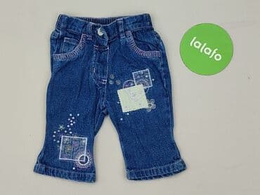 shein hello kitty jeans: Denim pants, Miniman, 0-1 month, condition - Very good — 2