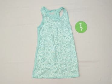 sukienka w geometryczne wzory: Dress, Next, 10 years, 134-140 cm, condition - Very good — 2