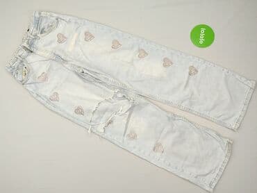 spodnie z dziurami dla dzieci h m: Jeans, H&M, 13 years, 158, condition - Very good — 2