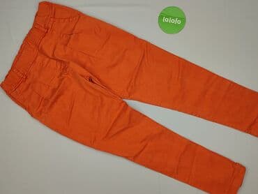 spodnie hello kitty pomarańczowe: Spodnie materiałowe damskie, rozmiar S — 2