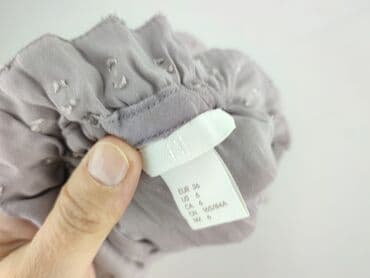 szara bluzka h m: H&M, Bluzka damska, rozmiar S — 4