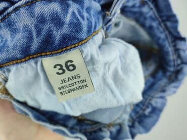 legginsy z wysokim stanem modelujące: Jeansy damskie, S — 6